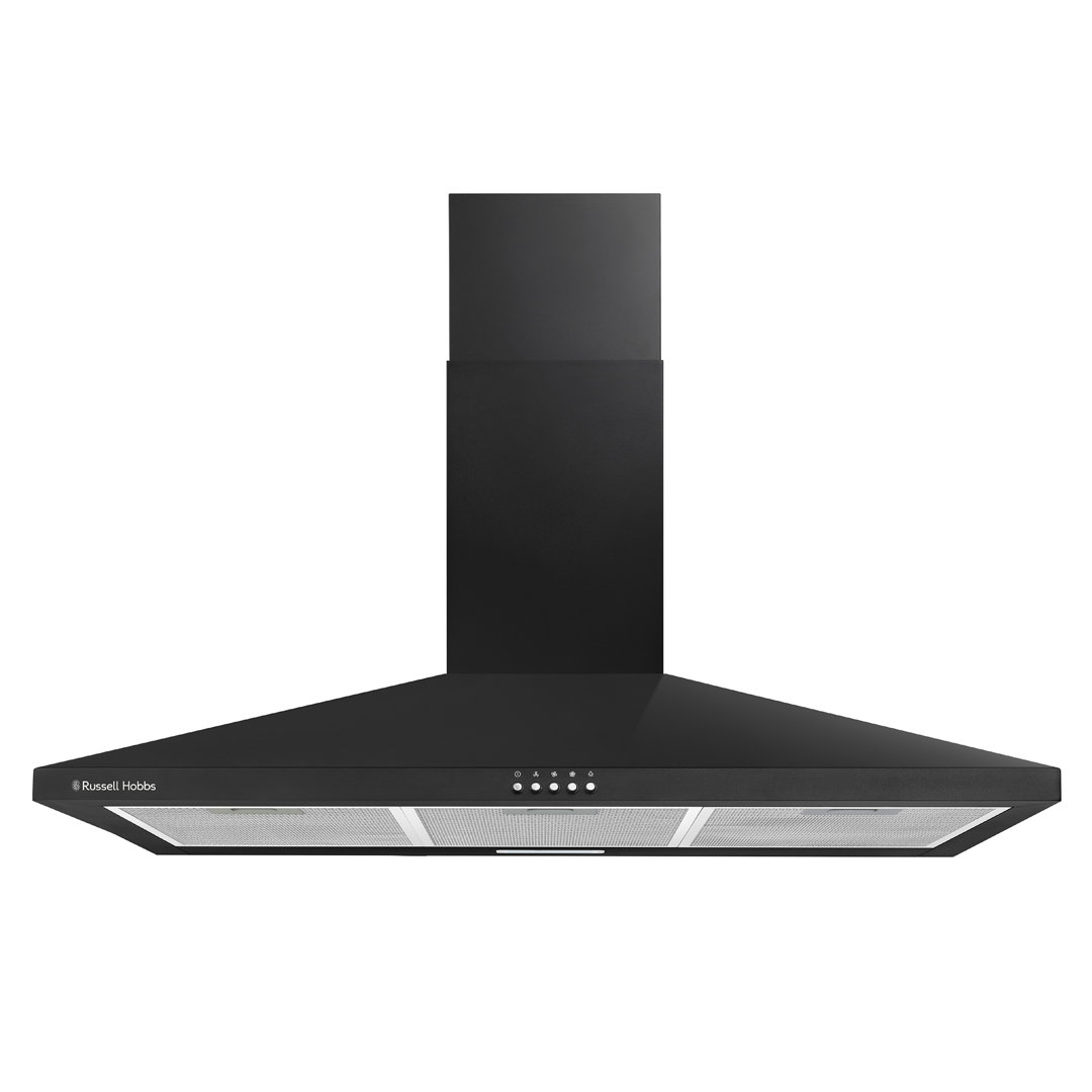 Russell Hobbs Chimney Cooker Hood Black 90cm
